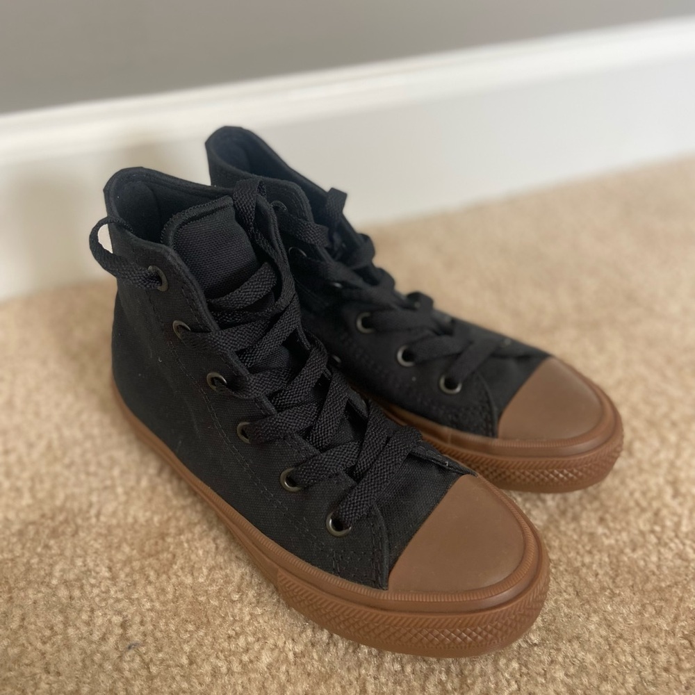 New Condition - Boys CONVERSE High-tops in Black - size 13 little boys